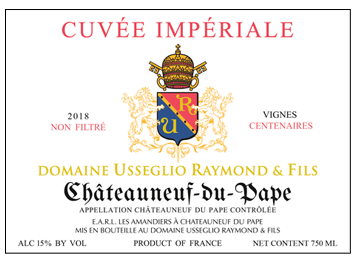 Domaine Raymond Usseglio - Châteauneuf-du-Pape - Cuvée Impériale - Rouge - 2018