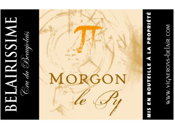 Vignerons de Bel Air - Morgon Le Py - Belairissime - Rouge - 2013