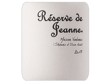 Domaine Ventenac - Cabardès - Réserve de Jeanne - Rouge - 2017