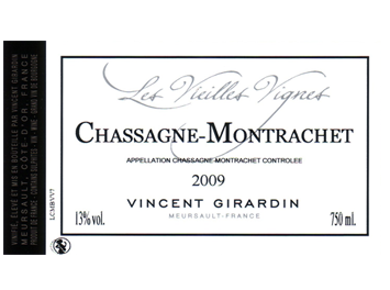 Vincent Girardin - Chassagne-Montrachet - Les Vieilles Vignes - Blanc - 2009