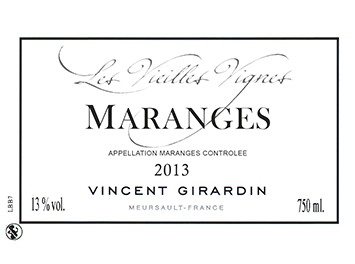 Vincent Girardin - Maranges - Vieilles Vignes - Rouge - 2013