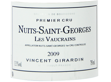 Vincent Girardin - Nuits-Saint-Georges 1er Cru - Les Vaucrains - Rouge - 2009