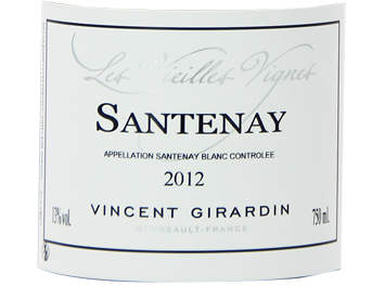 Vincent Girardin - Santenay - Vieilles Vignes - Blanc - 2012