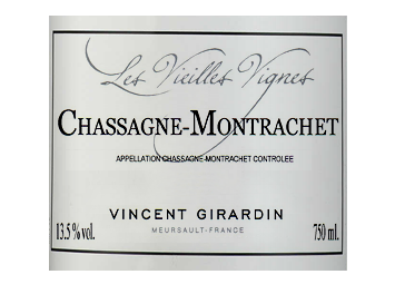 Vincent Girardin - Chassagne-Montrachet - Vieilles Vignes - Blanc - 2013