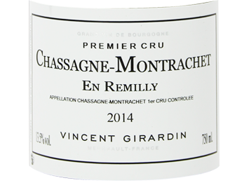 Vincent Girardin - Chassagne-Montrachet 1er cru - En Remilly - Blanc - 2014