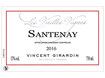 Vincent Girardin - Santenay - Les Vieilles Vignes - Rouge - 2016