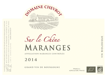 Domaine Chevrot - Maranges  - Sur le Chêne - Rouge - 2014