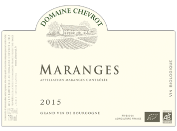 Domaine Chevrot et Fils - Maranges - Blanc - 2015