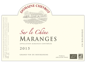 Domaine Chevrot et Fils - Maranges - Sur le Chêne - Rouge - 2015