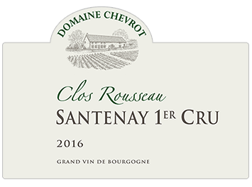 Domaine Chevrot et Fils - Santenay 1er cru - Clos Rousseau - Blanc - 2016