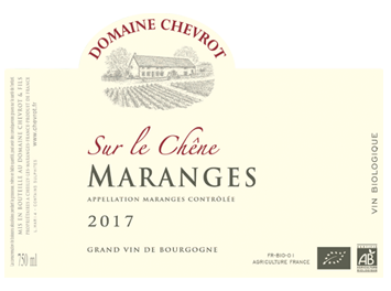 Domaine Chevrot et Fils - Maranges - Sur le Chêne - Rouge - 2017