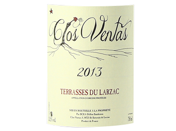 Clos Ventas - Terrasses du Larzac - Rouge - 2013