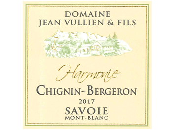 Domaine Jean Vullien - Vin de Savoie Chignin-Bergeron - Harmonie - Blanc - 2017