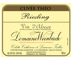 Domaine Weinbach - Alsace - Riesling - Cuvée Théo - Blanc - 2015