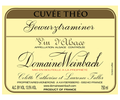 Domaine Weinbach - Alsace - Gewurztraminer - Cuvée Théo - Blanc - 2015