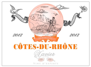 Xavier Vins - Côtes du Rhône - Dentelles - Rouge - 2012