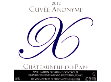 Xavier Vignon - Châteauneuf-du-Pape - Cuvée Anonyme - Rouge - 2012