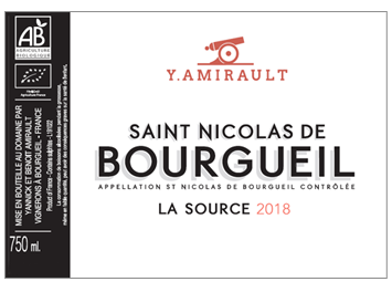 Domaine Yannick Amirault - Saint-Nicolas-de-Bourgueil - La Source - Rouge - 2018