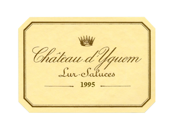 Château d'Yquem - Sauternes 1er cru Classé Supérieur - Blanc Liquoreux - 1995