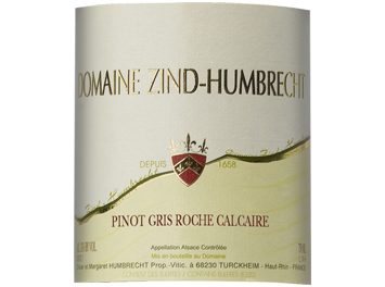 Domaine Zind Humbrecht - Alsace - Pinot Gris Roche Calcaire - Blanc - 2015